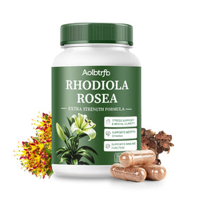 Flacon de complément Rhodiola Rosea Aolbtrfb 60 capsules végétales