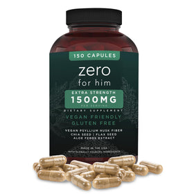 Flacon de compléments alimentaires en fibres végétales California Basics, 150 capsules
