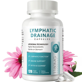 Flacon de compléments alimentaires iMATCHME Drainage Lymphatique 120 capsules