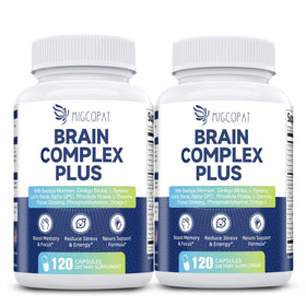 Flacon de compléments alimentaires Migcopat 240 capsules vue de face
