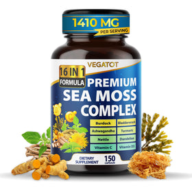 Flacon de Complexe de Mousse de Mer VEGATOT 1410 mg vue avant