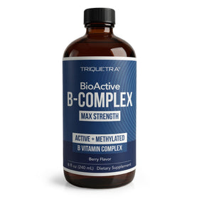 Flacon de complexe de vitamines B methylé Triquetra Health 472g