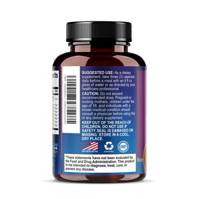 Flacon de complexe glucosamine avec ingrédients naturels