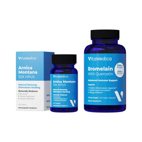 Flacon de comprimés d'Arnica Montana 30X de VitaMedica