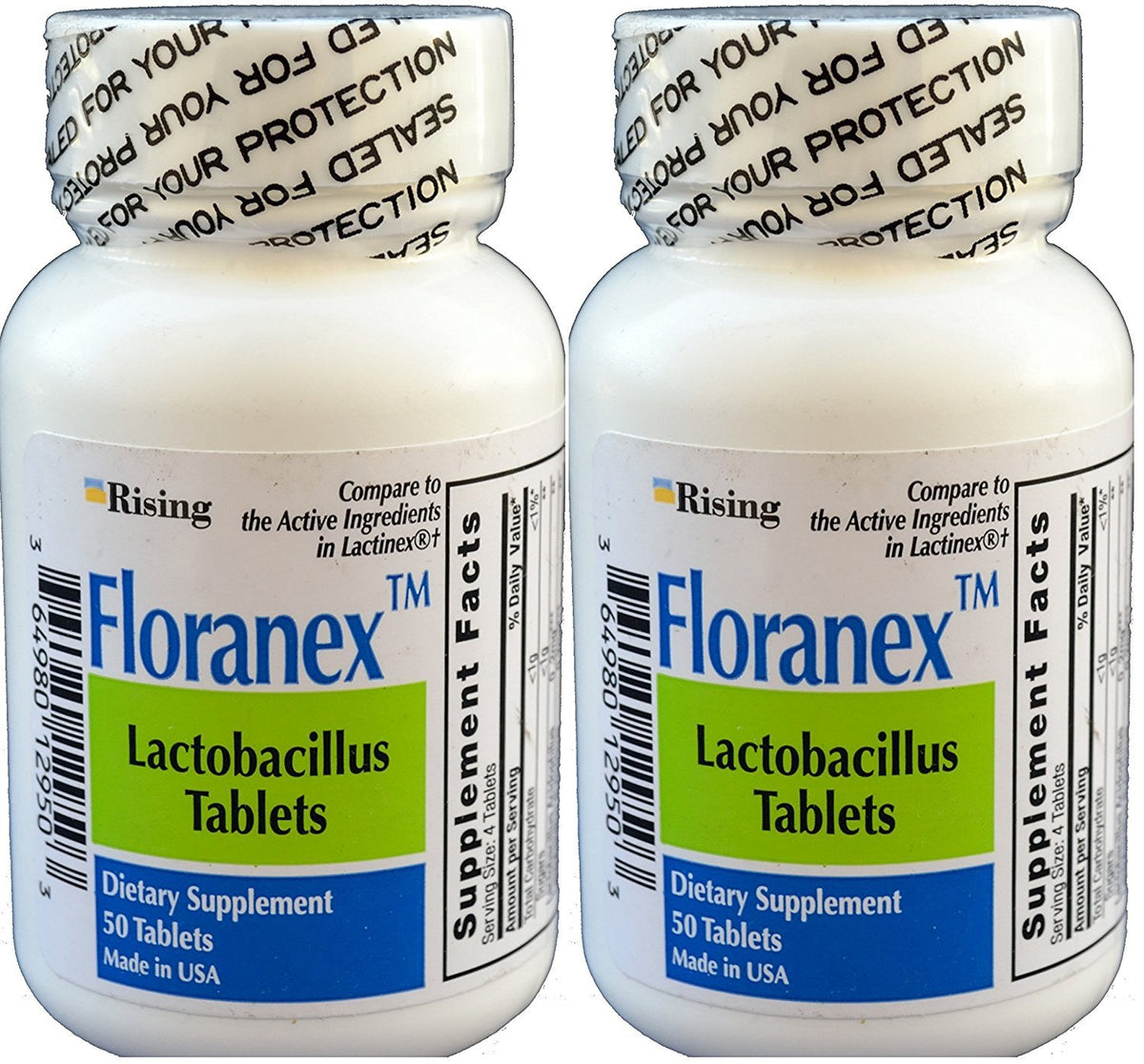 Flacon de comprimés Floranex Probiotique 100 comprimés