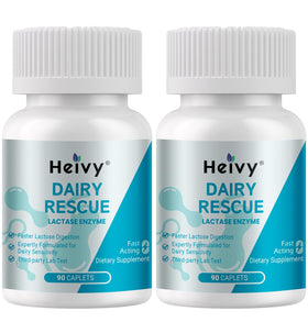 Flacon de comprimés Heivy Lactase 9000 FCC 180 comprimés