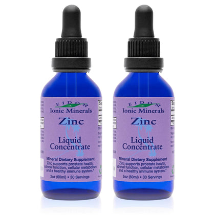 Flacon de concentré de zinc liquide Eidon 60 ml face avant