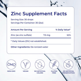 Flacon de concentré de zinc liquide Eidon 60 ml vue de côté