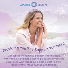 Flacon de Concepta Solutions avec étiquette visible