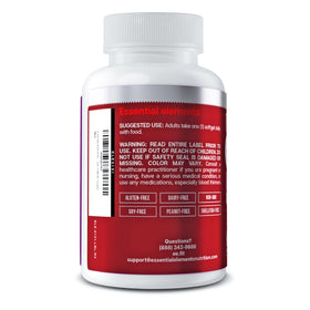 Flacon de CoQ10 100mg Essential Elements avec dosage indiqué