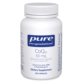 Flacon de CoQ10 Pure Encapsulations 60 mg avec 250 capsules