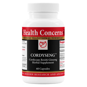 Flacon de CordySeng Health Concerns avec 60 capsules végétariennes
