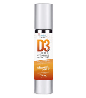 Flacon de crème de vitamine D3 10000UI de BIOLABS PRO
