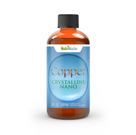 Flacon de cuivre colloïdal NutriNoche 30 ppm, vue avant