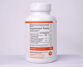 Flacon de Curcuma Curcumin 1400mg de Divinity Nutra, étiquette