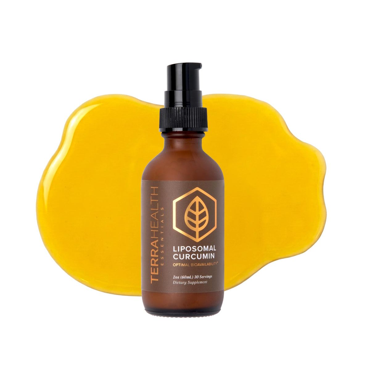 Flacon de Curcuma Liposomal Terra Health Essentials 30 doses
