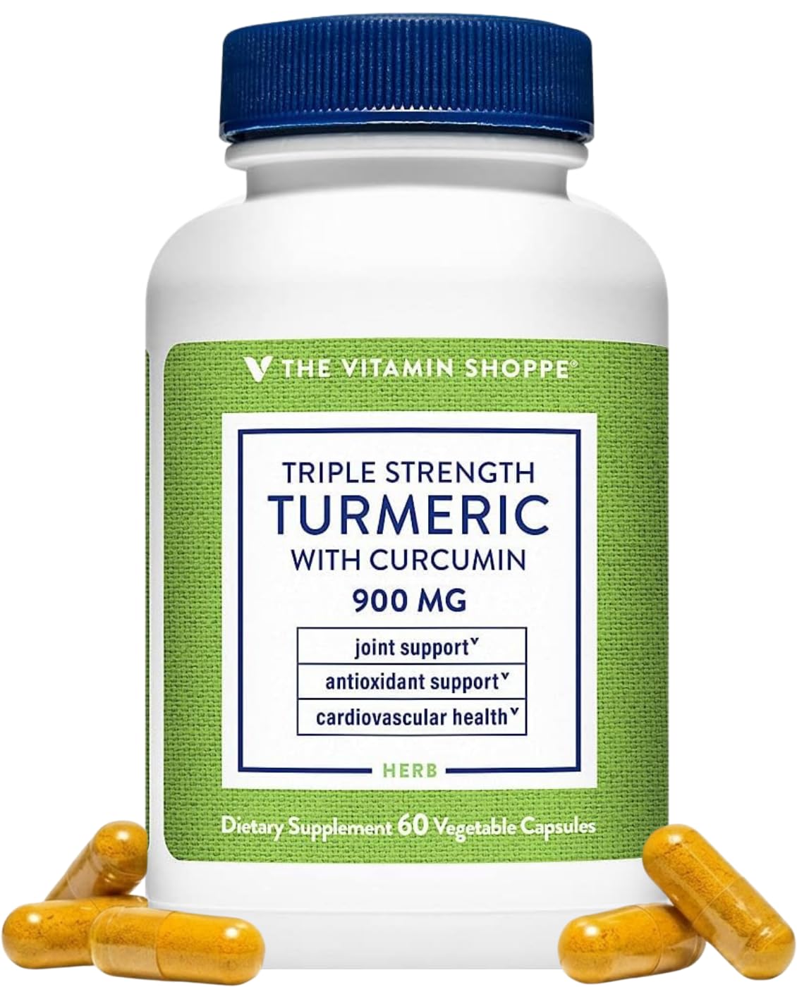Flacon de Curcuma Triple Force 900 mg avec 60 capsules végétariennes