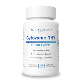 Flacon de Cytozyme Thy 125mg avec 180 tablettes