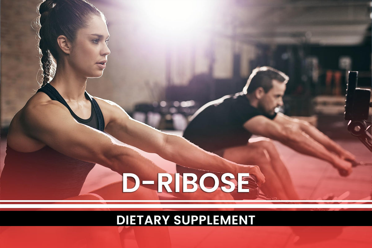 Flacon de D-Ribose avec étiquette bien lisible