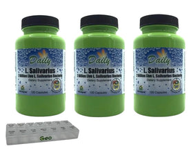 Flacon de Daily Manufacturing L-Salivarius capsules avec étiquette