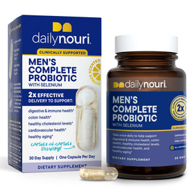 Flacon de Daily Nouri Probiotiques pour Hommes avec 30 capsules