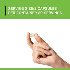 Flacon de DAVINCI Behavior Balance-DMG ouvert avec capsules visibles