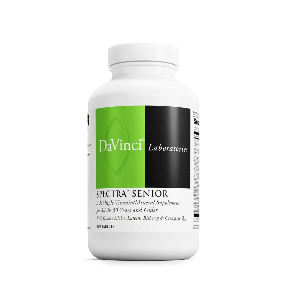 Flacon de DAVINCI Spectra Senior avec 180 capsules