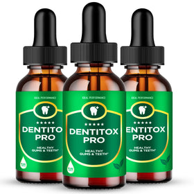 Flacon de Dentitox Pro Gouttes pour dents saines, vue de face