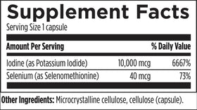 Flacon de Designs for Health Iode avec Sélénium 120 Capsules
