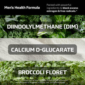Flacon de DIM 300mg ouvert avec capsules visibles