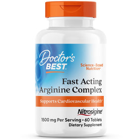 Flacon de Doctor's BEST Complexe Arginine 1500 mg avec 60 comprimés