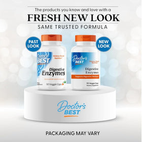 Flacon de Doctor's BEST Enzymes daily avec étiquette visible