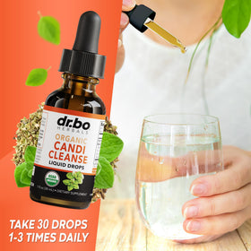 Flacon de DR. BO Candi Cleanse avec pipette