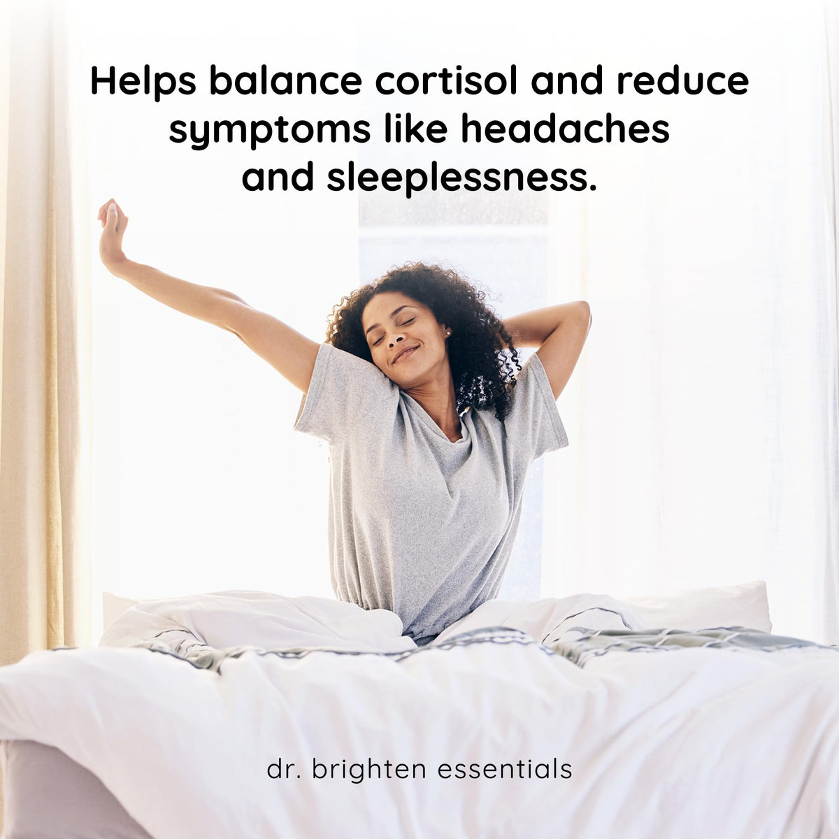 Flacon de Dr. Brighten Support Surrénal avec capsules à côté