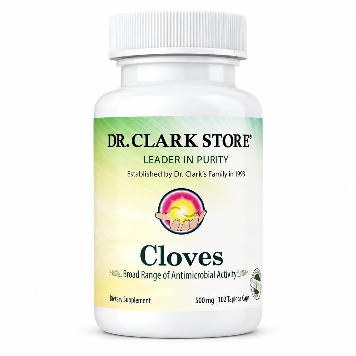 Flacon de Dr Clark Store Clous de Girofle 500mg, 100 capsules