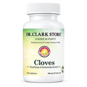 Flacon de Dr Clark Store Clous de Girofle 500mg, 100 capsules
