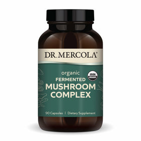 Flacon de Dr. Mercola Complexe de Champignons Fermentés Bio, 90 capsules