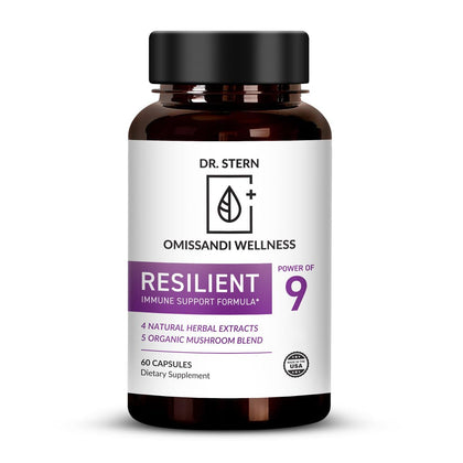 Flacon de Dr. Stern Resilient 60 capsules vue de face