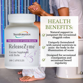 Flacon de Enzymes ReleaseZyme avec étiquette