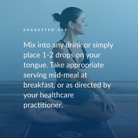 Flacon de Equilife Vitamine D3 avec un fond de fruits