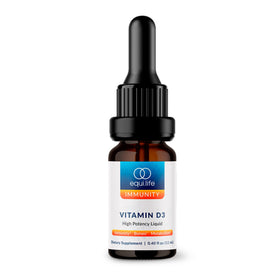 Flacon de Equilife Vitamine D3 Liquide 0,40 fl oz vue de face