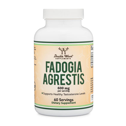 Flacon de Fadogia Agrestis 600mg de Double Wood Supplements