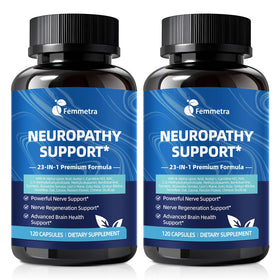 Flacon de Femmetra 23-en-1 Soutien Neuropathie avec 120 capsules