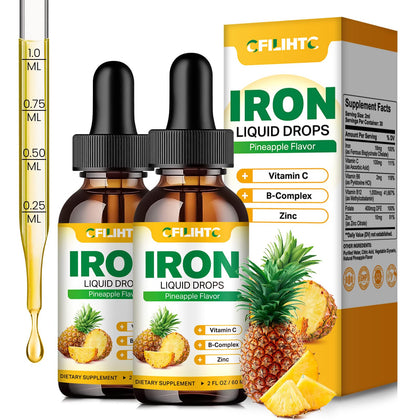 Flacon de fer liquide CFILIHTC 120 ml vue avant