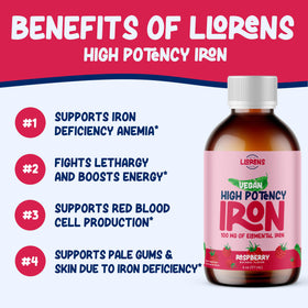 Flacon de fer liquide Hematex avec dosage de 100mg