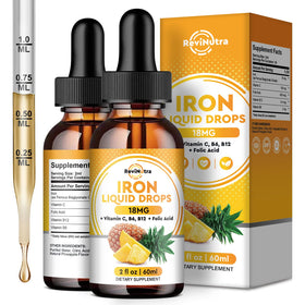 Flacon de fer liquide ReviNutra 299g vue avant