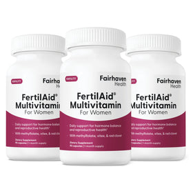 Flacon de FertilAid pour Femmes de Fairhaven Health avec 270 capsules