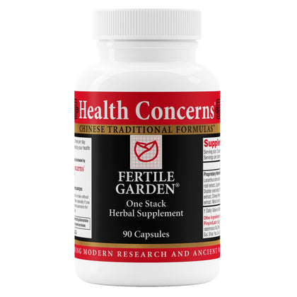 Flacon de Fertile Garden de Health Concerns avec 90 capsules végétariennes