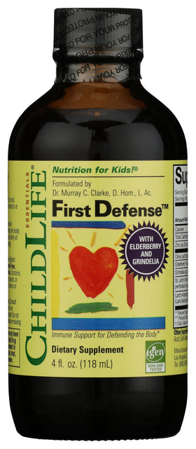 Flacon de First Defense de CHILDLIFE ESSENTIALS 4 Fl Oz vue avant