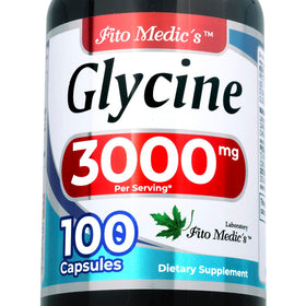 Flacon de FITO MEDIC'S Glycine 100 Capsules vue de face